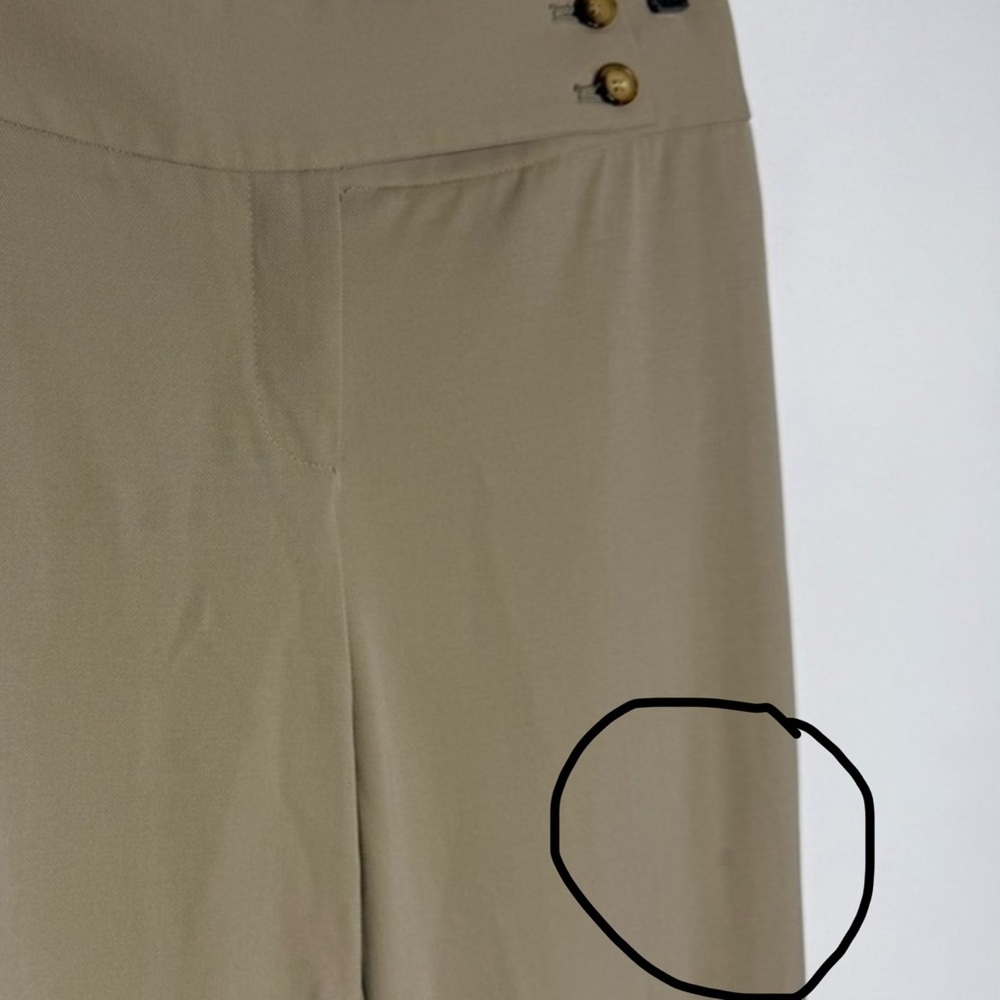 Michael Kors Collection Beige Wool Trouser Women’s Pants Size 4 - Picture 9 of 9